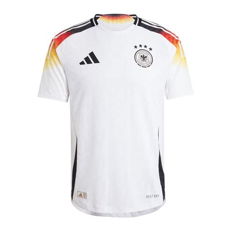 adidas dfb deutschland auth. trikot home em 2024 weiss|Adidas heimtrikot.